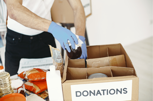 donating as a way of getting rid of decluttered stuff