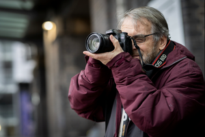 elderly using a camera