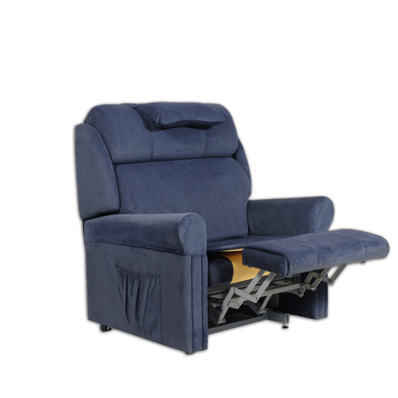 Ambassador A3 Bariatric Lift and Recline Chair for heavy user with leg raise