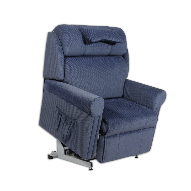 Ambassador A3 Bariatric Lift and Recline Chair in lifted position