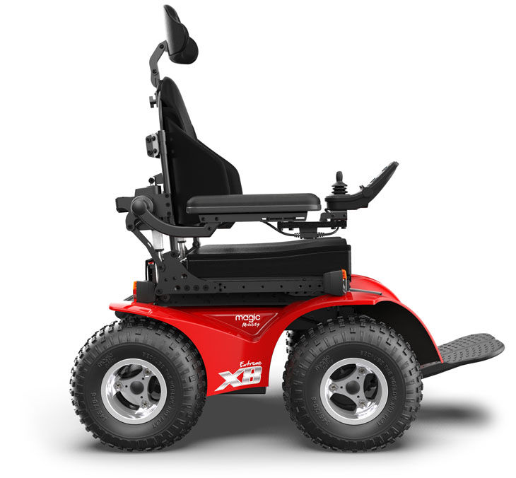 Extreme X8 powered wheelchair electric chair for outodoors with large wheels