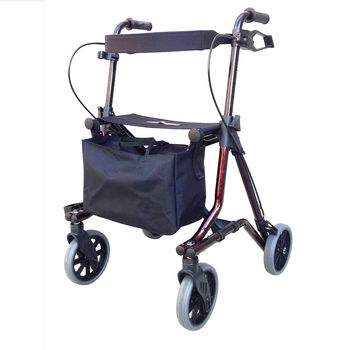 Side fold wheelie walker
