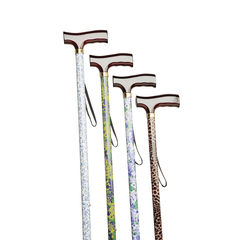 Aluminium Walking Stick - Patterned Stem