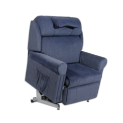 Ambassador A3 Bariatric Lift and Recline Chair in lifted position