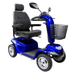 Aspire Bravo Deluxe HD Mobility Scooter HS898 blue