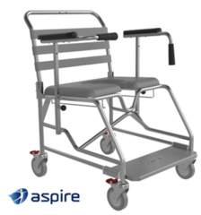 ASPIRE 600MM WEIGHT BEARING PLATFORM SHOWER COMMODE (400KG CAPACITY)