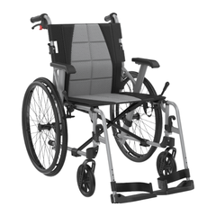 Aspire Socialite Folding Wheelchair - Self Propelled- Silver Frame