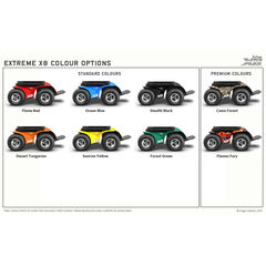 Extreme X8 Power Wheelchair Colour Swatch