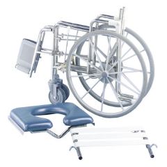 K-Care Folding Self Propelled Shower Commode