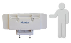 Montar Wall Mounted Change Table closed