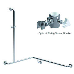 Shower Grabrail - Corner with Vertical Rail