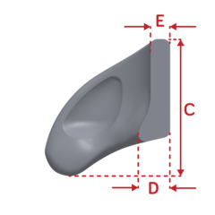 Spex Extended Lateral Pad Headrest