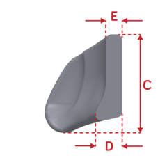 Spex Standard Lateral Pad Headrest